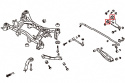 Subaru Impreza WRX 07+ / STI 14+ / Legacy 09-14 / BRZ / GT86 / Levorg 14+ / XV 12-17 Bakre Övre Stag Bussning (Pillowball) 4 Delar/Set Hardrace