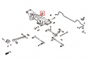 Subaru Legacy-95-99 / Impreza GC/GF 94-00 / Forester SF/SG 97-08 Bakre Diffästen Mot Subframe Bussning (Förstärkta Gummibussningar) Hardrace