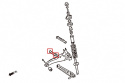 Mitsubishi Lancer / EVO 1-3 Bakre Toe-stagsbussningar (Förstärkta Gummibussningar) 4 Delar/Set Hardrace