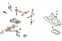 Subaru Impreza WRX/STI 92-11 / Forester 97-08 / Legacy 95-08 6-växlade Växelspaksbussning 3 Delar/Set Hardrace