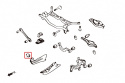 Volkswagen Audi / Seat / / VW Bakre Trailing-stagsbussningar (Pillowball) 2 Delar/Set Hardrace