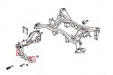 Subaru Impreza WRX 07-11 / WRX/STI 14+ / Legacy 09-14 / Levorg 14+ Bakre Diffbussning - Nedre Sida (Förstärkta Gummibussningar) 2 Delar/Set Hardrace