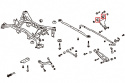 Subaru Impreza WRX/STI 07-11 / BRZ / GT86 / Legaxy 09-14 / Forester 09+ / XV 12-17 Bakre Övre Stag Bussning (Förstärkta Gummibussningar) 6 Delar/Set Hardrace