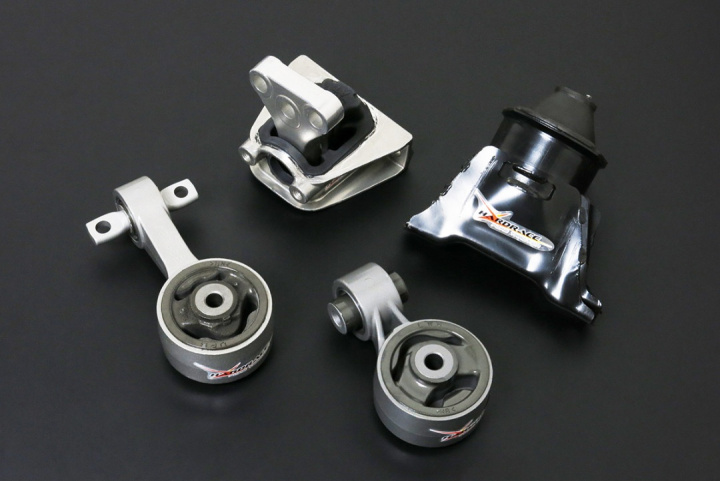 HR-7930 Honda Civic FD 2.0 (Aut) Motorfästen (STREET) - 4 Delar/Set Hardrace
