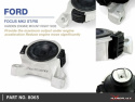 Ford Focus MK2 ST / RS Höger Motorfäste - 1Delar/Set Hardrace