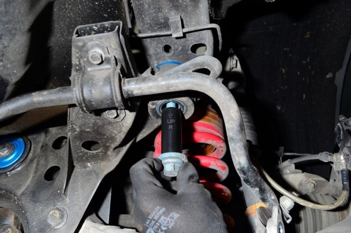 HR-8525 Ford MUSTANG S550 15+ Bakvagnscentreringar - 4Delar/Set Hardrace