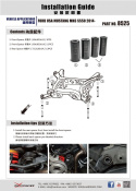 Ford MUSTANG S550 15+ Bakvagnscentreringar - 4Delar/Set Hardrace