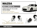 Mazda MX 5 2015+ Höger / Vänster Motorfäste Hardrace