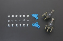 Ford Mondeo MK4 07-14 Rollcenter-justering Spacer 4 Delar/Set (10MM Ökning) Hardrace