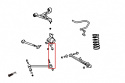 Toyota Supra 93-02 Bakre Spindel Bussning (Pillowball) 2 Delar/Set Hardrace