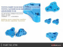Toyota Camry / ES300 01-06 Rollcenter- / Camberjustering 2Delar/Set Hardrace