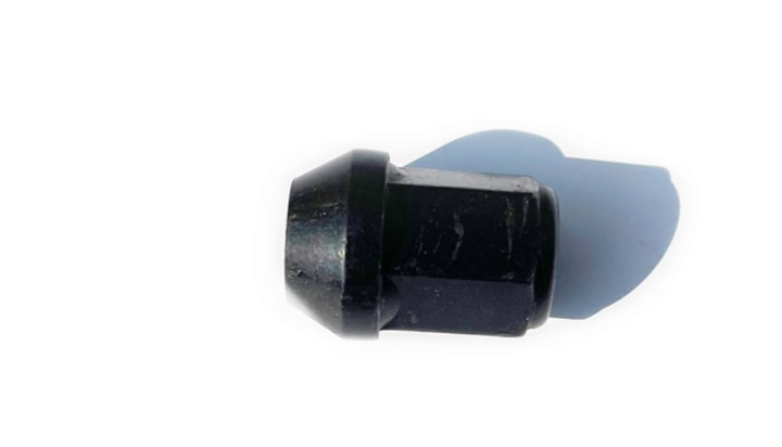 HR-B1225041 Mutter M12x1,25 Konisk, Höjd 41mm Täckt version Svart, Längd 41mm i gruppen Välj bilmodell hos DDESIGN Scandinavia AB (HR-B1225041)
