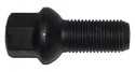 HR-B1254702 H&R hjulbult M12x1,5 sfärisk 12mm säte Mercedes fälgar Svart, Längd 47mm