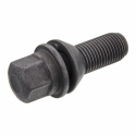 HR-B14254608 H&R hjulbult M14x1,25 Konisk med rörlig kona BMW Svart, Längd 46mm