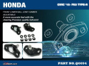 Honda Civic 15- FK8 TYPE-R Främre Nedre Camberjustering - 2Delar/Set Hardrace