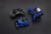 HR-Q0116 Mazda 3 03-08 2.3L Motorfästen (Förstärkt Gummibussning) - 3Delar/Set Hardrace (1)