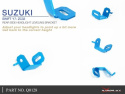 Suzuki Swift 17- ZC33 Justerbart Bakre Fäste till Ljusreglering - 1Delar/Set Hardrace