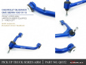 Chevrolet Silverado 1500 07-13 / 14-18 (OE-Stål) Främre Övre Länkarmar (För 2-4\'\' Höjning) (Förstärkt Gummibussning) 2Delar/Set Hardrace