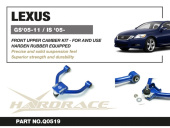 HR-Q0519 Lexus GS 05-11/ IS 05- (AWD) Främre Övre Camber-Stag V2. (Förstärkta Gummibussningar) - 2Delar/Set Hardrace (1)