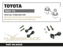 Toyota RAV4 19- Bakre Justerbara Stab.Stag - 2Delar/Set Hardrace