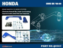 Honda Civic 96-00 Bromscylinderstopp V2. - 2Delar/Set Hardrace