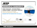 Jeep Gladiator JT / Wrangler JL / unlimited 2018-2019 Främre Trackbar Hardrace