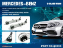 Mercedes C-Class W205 RWD Främre Nedre Bakre Länkarm (Förstärkt Gummibussning) - 2Delar/Set Hardrace