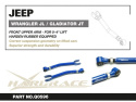 Jeep WRANGLER JL / GLADIATOR JT Främre Övre Justerbara Länkarmar (LIFT 0~4\'\') V2 (Förstärkta Gummibussningar) - 2Delar/Set Hardrace