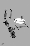 Jeep WRANGLER JL / GLADIATOR JT Främre Övre Justerbara Länkarmar (LIFT 0~4\'\') V2 (Förstärkta Gummibussningar) - 2Delar/Set Hardrace