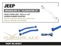 Jeep WRANGLER JL / GLADIATOR JT Främre Nedre Justerbara Länkarmar (LIFT 0~4\'\') V2 (Förstärkta Gummibussningar) - 2Delar/Set Hardrace