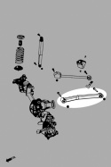 Jeep WRANGLER JL / GLADIATOR JT Främre Nedre Justerbara Länkarmar (LIFT 0~4\'\') V2 (Förstärkta Gummibussningar) - 2Delar/Set Hardrace