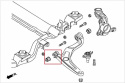 Volkswagen T4 98-03 / T5 03-16 / T6 16- Främre Nedre Länkarm - Främre Bussning (Förstärkt Gummibussning) - 2Delar/Set Hardrace
