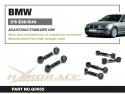 BMW E36 91-98 / E46 97-06 Justerbara Bakre Stab.Stag - 2Delar/Set Hardrace