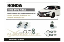 Honda Civic 15- FK8 TYPE-R Främre Nedre Rollcenterjustering - 2Delar/Set Hardrace