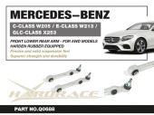 HR-Q0688 Mercedes MERCEDES-BENZ C-CLASS W205 / E-CLASS W213 (4Matic) Främre Nedre Bakre Länkarmar (Förstärkta Gummibussningar) - 2Delar/Set Hardrace (