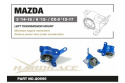 Mazda 3 14-18/ 6 12-/ CX-5 12-17 Vänster Växellådsfäste - 1Delar/Set Hardrace