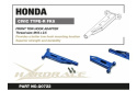Honda Civic 17- FK8 TYPE-R Främre Dragögleadapter - 1Delar/Set Hardrace