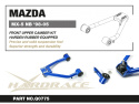 Mazda MIATA NB 98-05 Främre Övre Camber-Stag (Förstärkta Gummibussningar) - 2Delar/Set Hardrace