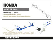 HR-Q0789 Honda Civic / CRX EF 88-91 FrämreTraction-Stag - 4Delar/Set Hardrace (1)