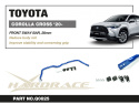 Toyota COROLLA CROSS 20- Främre Krängningshämmare 28mm - 5Delar/Set Hardrace