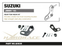 Suzuki JIMNY 18- Bakre Dragögla - 1Delar/Set Hardrace