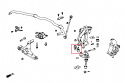 Honda Civic 17- FK8 TYPE-R Främre Nedre Stopper (OEM) - 2Delar/Set Hardrace