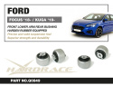 Ford FOCUS MK4 18- / KUGA 19- Främre Nedre Länkarmsbussningar Bakre (Förstärkta Gummibussningar) - 2Delar/Set Hardrace