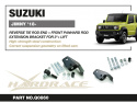 Suzuki JIMNY 18- Inverterad Styrände + Främre Panhardfäste - 2Delar/Set Hardrace