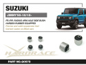Suzuki JIMNY 98-18 / 18- Främre Radiestagsbussningar (Axelsidan) - OFFSET(Förstärkta Gummibussningar) - 4Delar/Set Hardrace