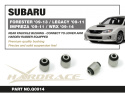 Subaru Forester / Impreza / Legacy outback 2007-2014 Bakre Spindelbussningar Hardrace