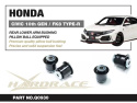Honda Civic 16-21 / TYPE-R FK8 17- Bakre Nedre Länkarmsbussningar (Pillowball) - 2Delar/Set Hardrace