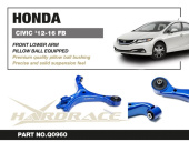HR-Q0960 Honda Civic 12-16 Främre Nedre Länkarmar (Pillowball) - 2Delar/Set Hardrace (1)