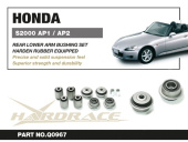 HR-Q0967 Honda S2000 AP1 / AP2 99-09 Bakre Nedre Länkarmsbussningar Set (Förstärkta Gummibussningar) - 10Delar/Set Hardrace (1)