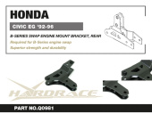 HR-Q0981 Honda Civic EG 92-96 (B-SERIES SWAP) Bakre Motorfäste - 1Delar/Set Hardrace (1)